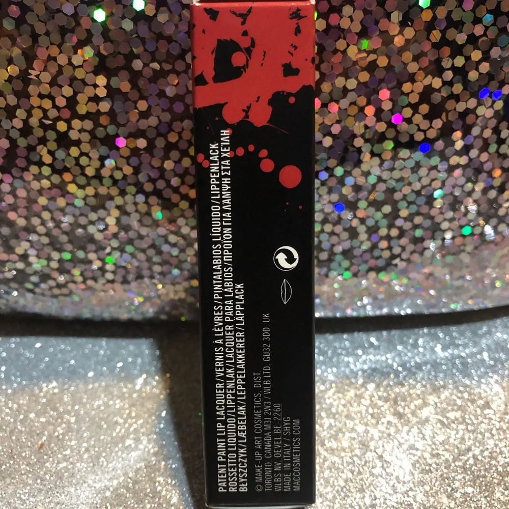 BNIB! MAC Patent Paint Lip Lacquer in SLICK FLICK 593 👄